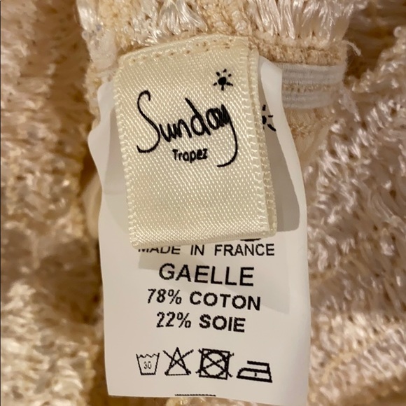 Sunday Tropez Cotton/Silk High Low Ruffle Skirt 💋 - Picture 12 of 12